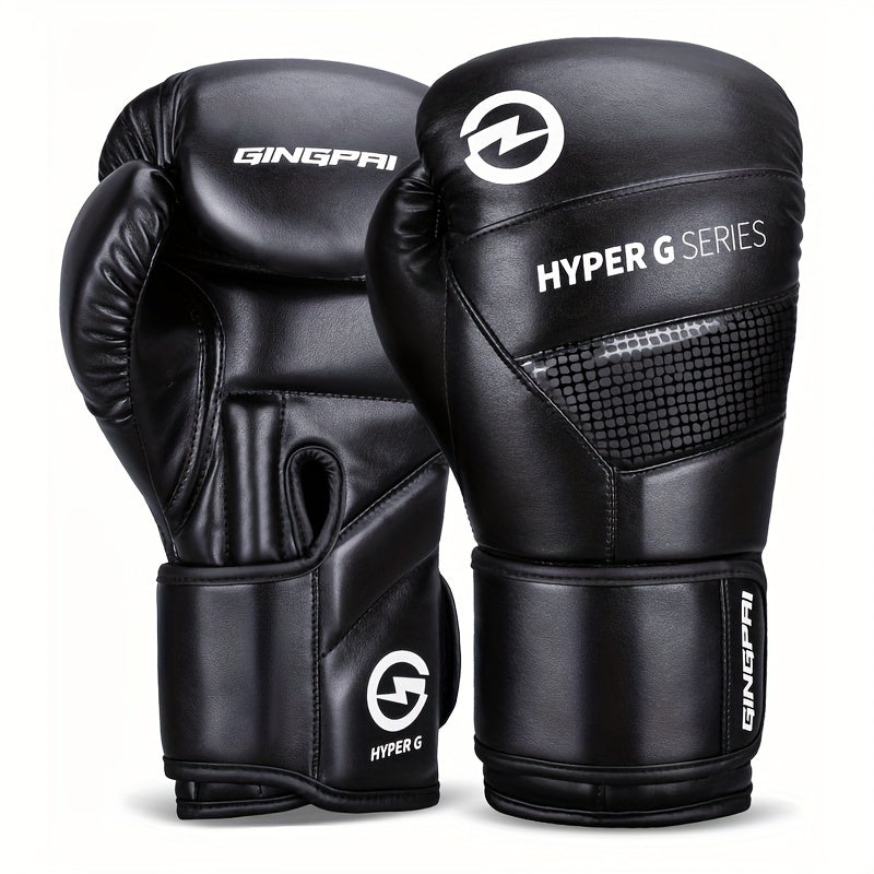A black Plain boxing gloves sold by 100 Spartans