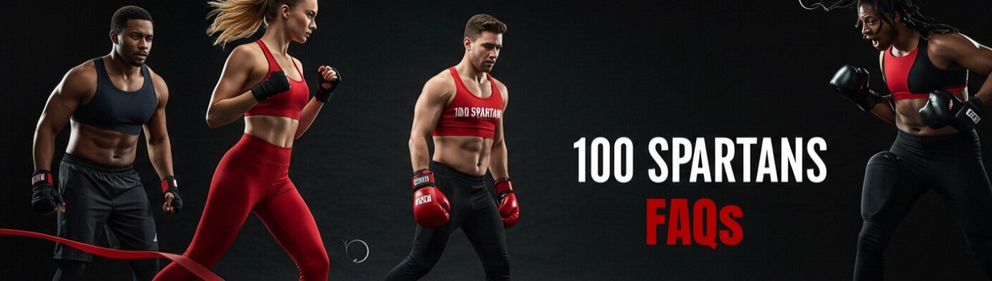 100 spartans home of fitness equipment and accessories.