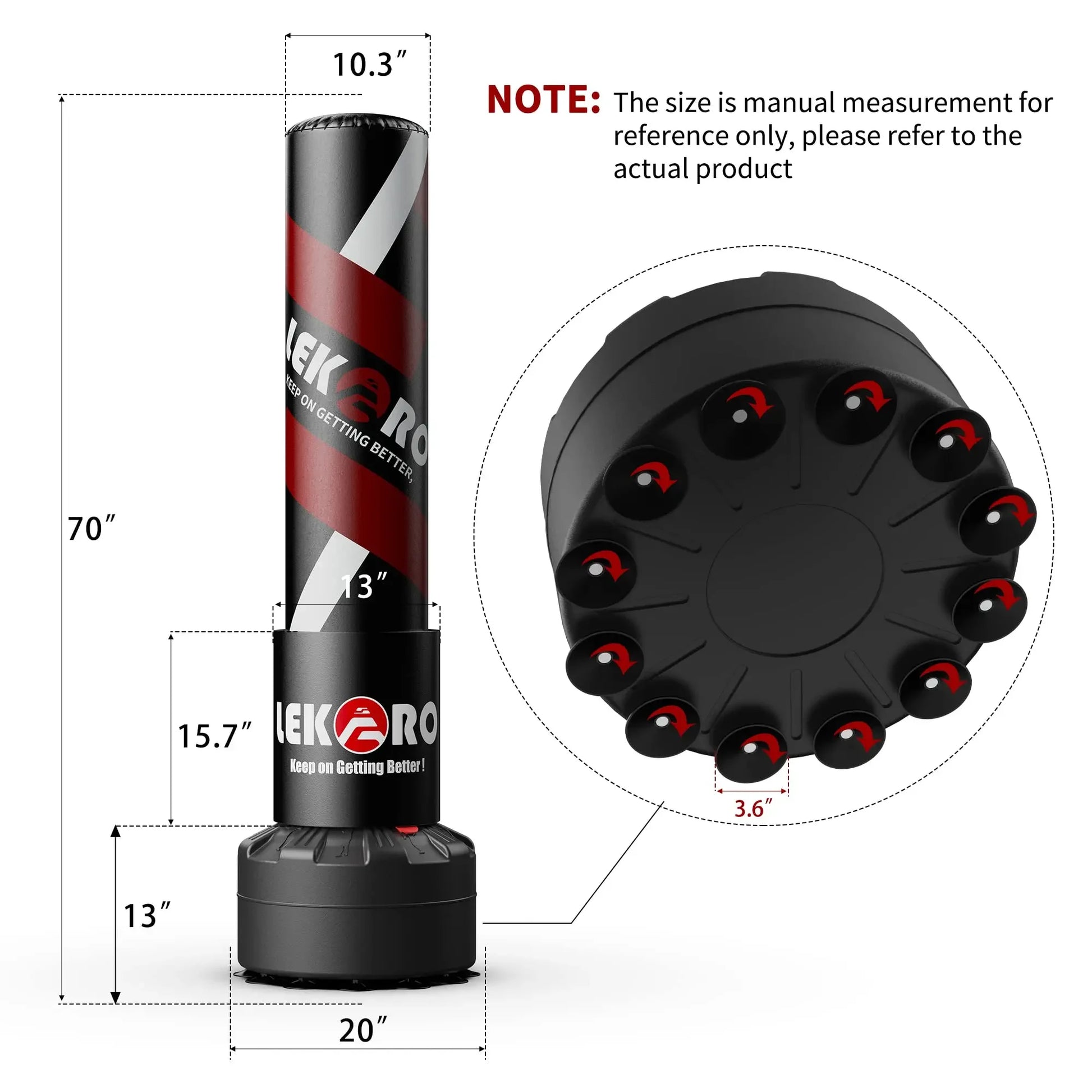 Muay Thai Free Standing Punching Bag