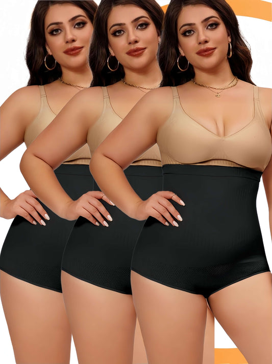 3-piece set of high waist tummy control panties sold by 100 Spartans