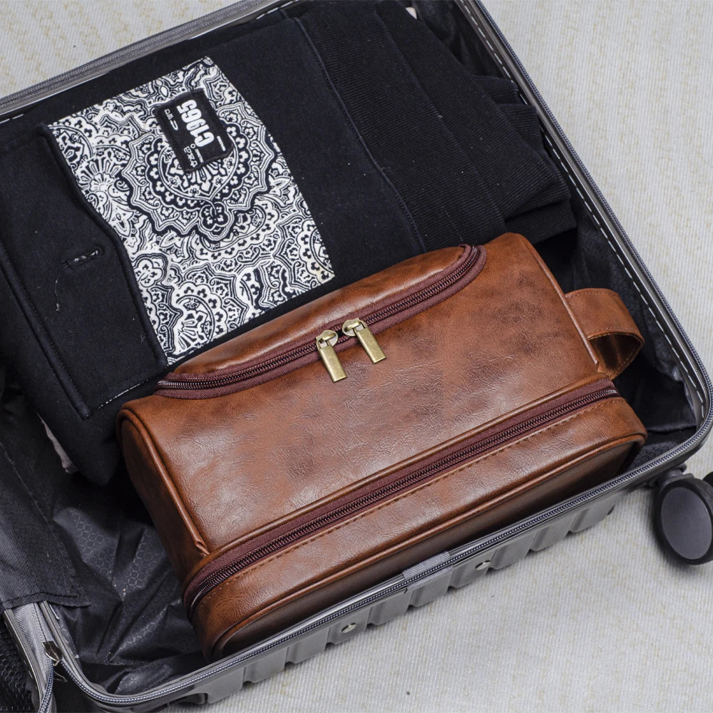 Premium Leather Dopp Kit image 2