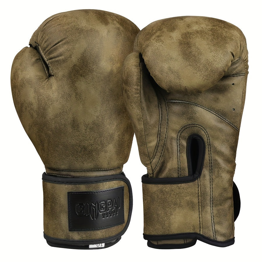 Lemon green vintage Series Unified Boxing Gloves sold by 100 Spartans