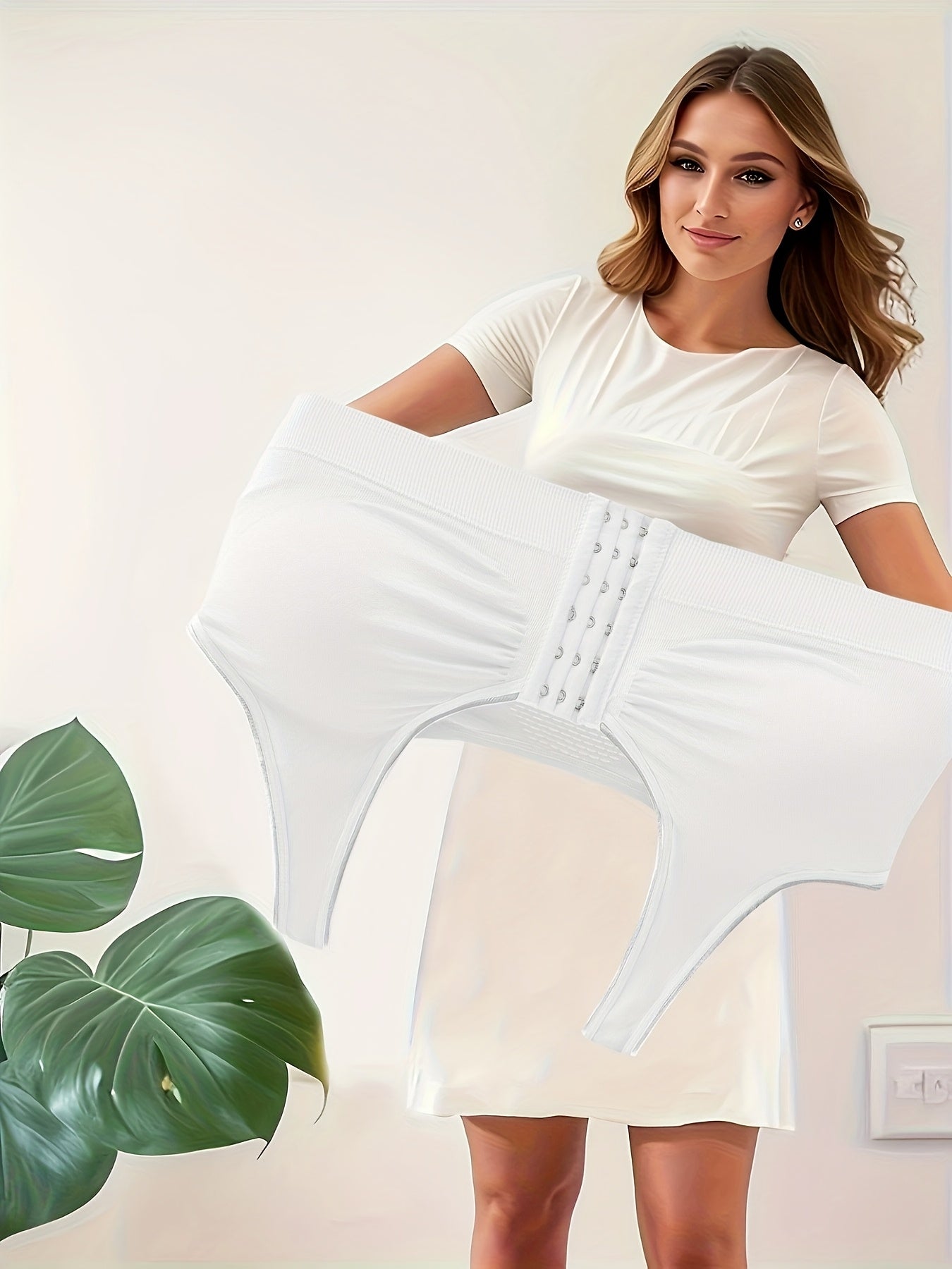 White plus size sports bra for running sold by 100 Spartans
