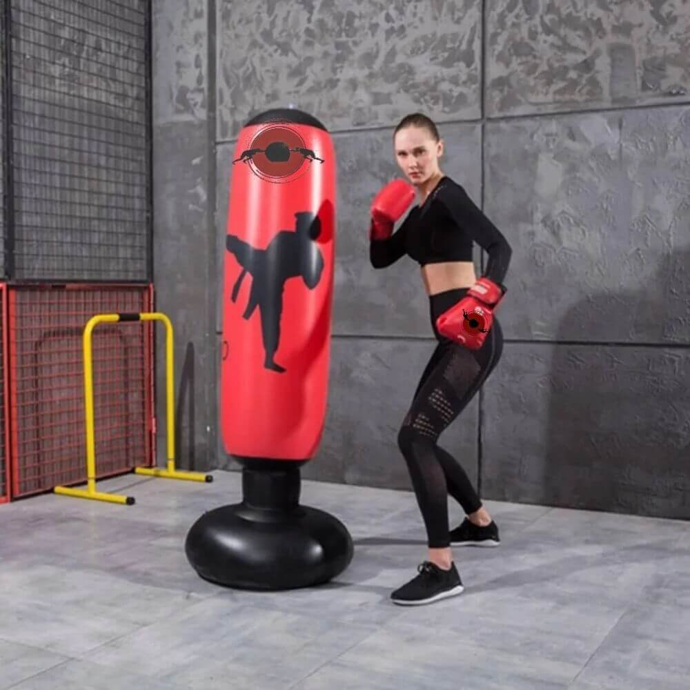 Inflatable Punching Bag With Stand