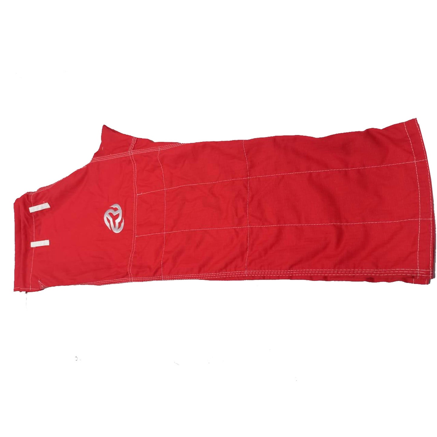 Bjj gi pants with a white logo on a white background