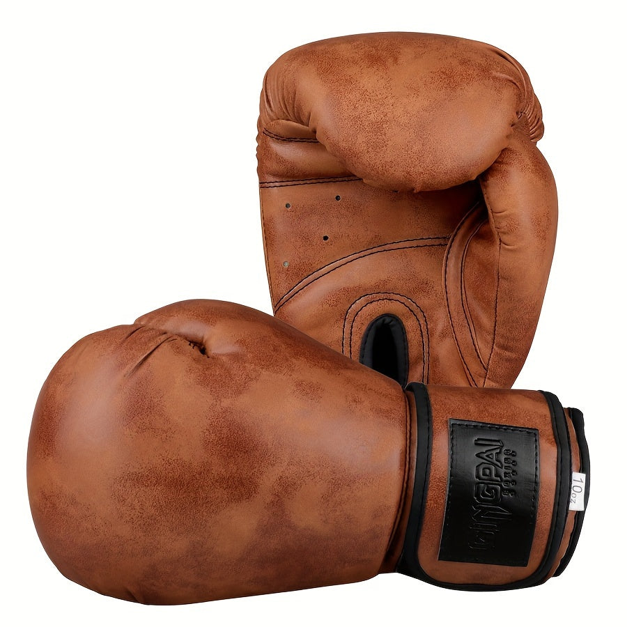 Brown vintage Series Unified Boxing Gloves sold by 100 Spartans