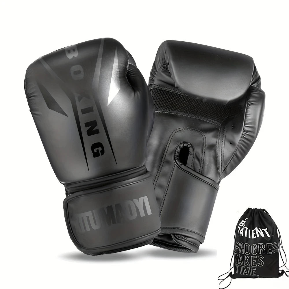 Black boxing gloves sold by 100 Spartans