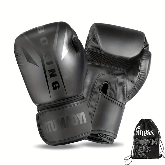 Black boxing gloves sold by 100 Spartans