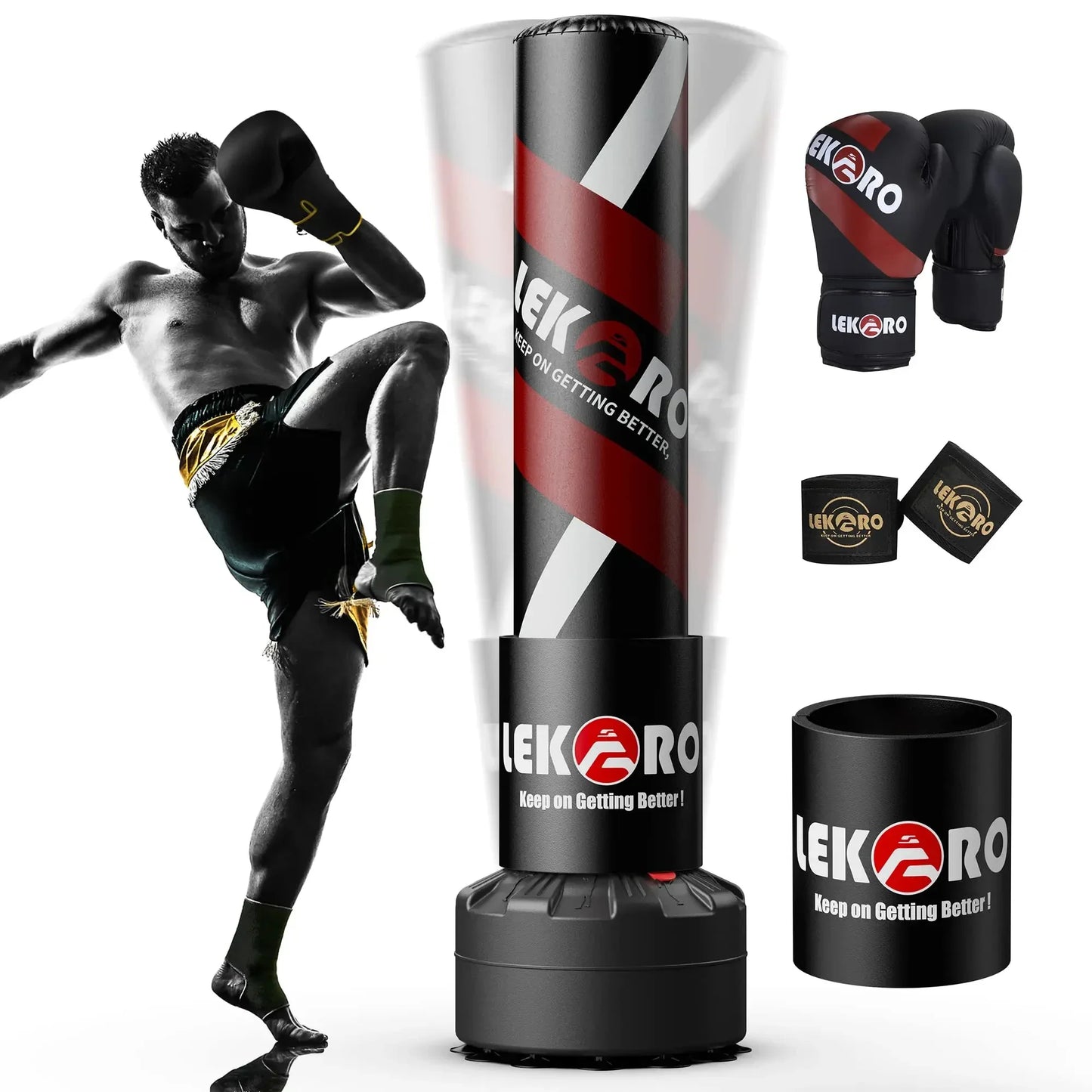 Muay Thai Free Standing Punching Bag