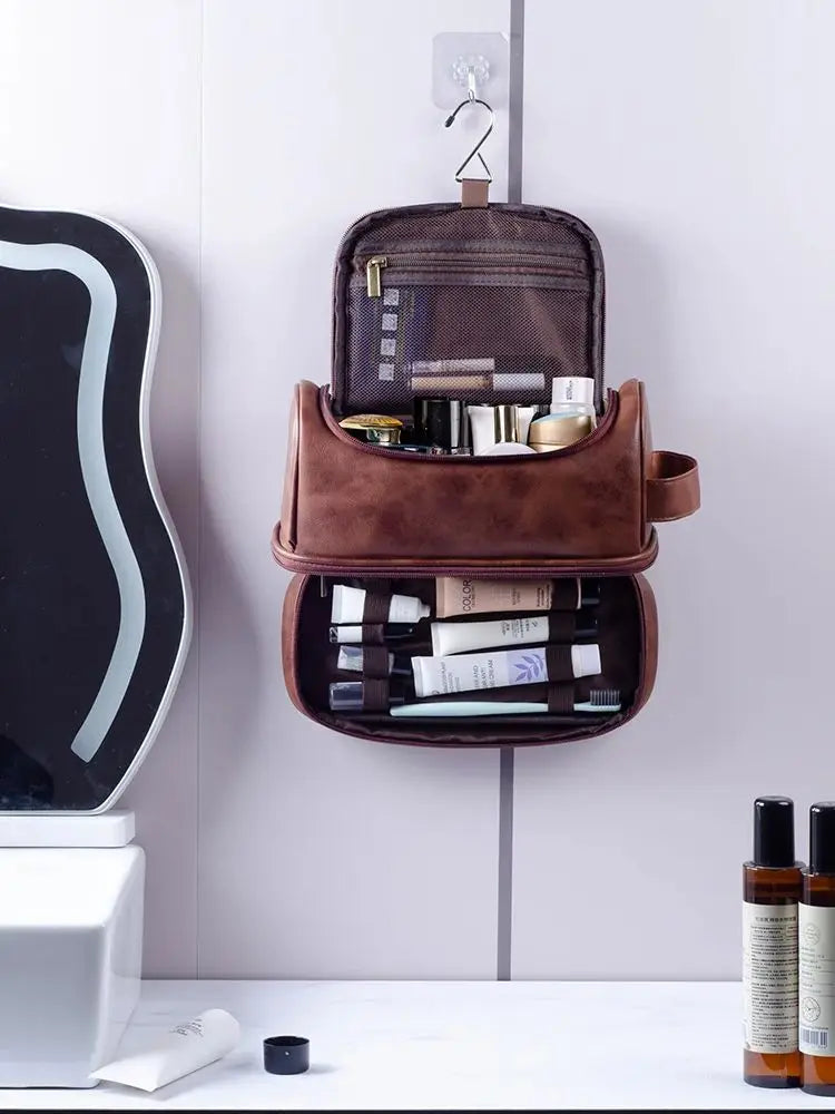 Premium Leather Dopp Kit image 4