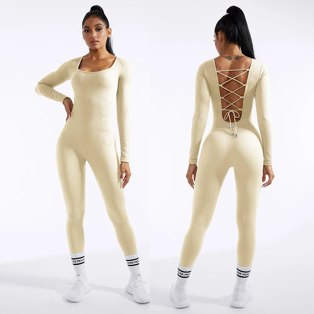 Casual Jumpsuits For women - Beige 3, XL image