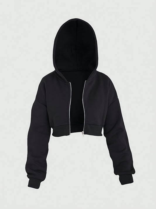 A women’s hooded zip-up sweatshirt sold by 100 Spartans on a light gray background