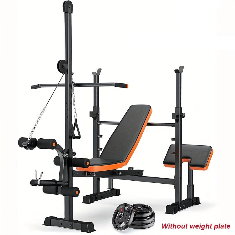 Weight bench and weight plates