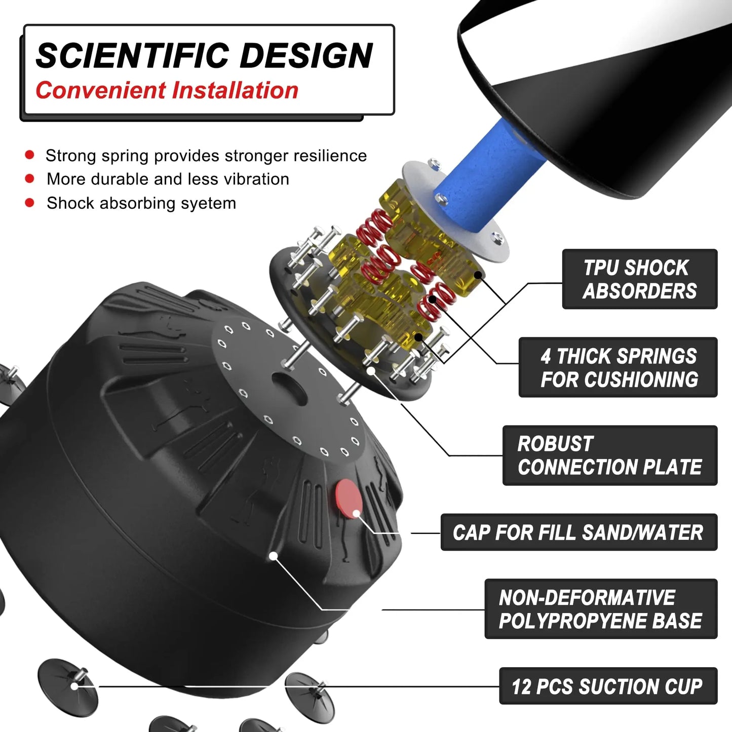 Muay Thai Free Standing Punching Bag