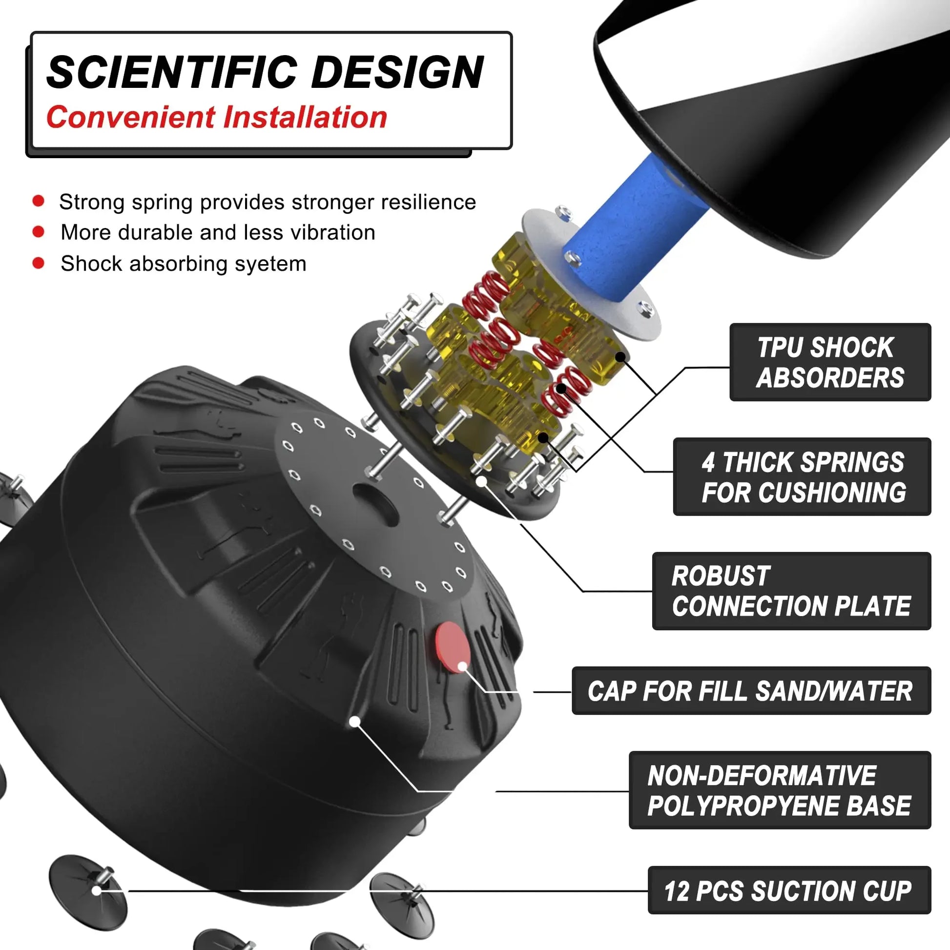 Muay Thai Free Standing Punching Bag