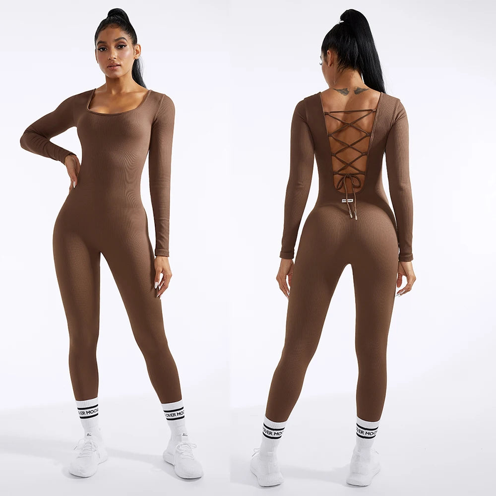 Casual Jumpsuits For women - Brown, L image