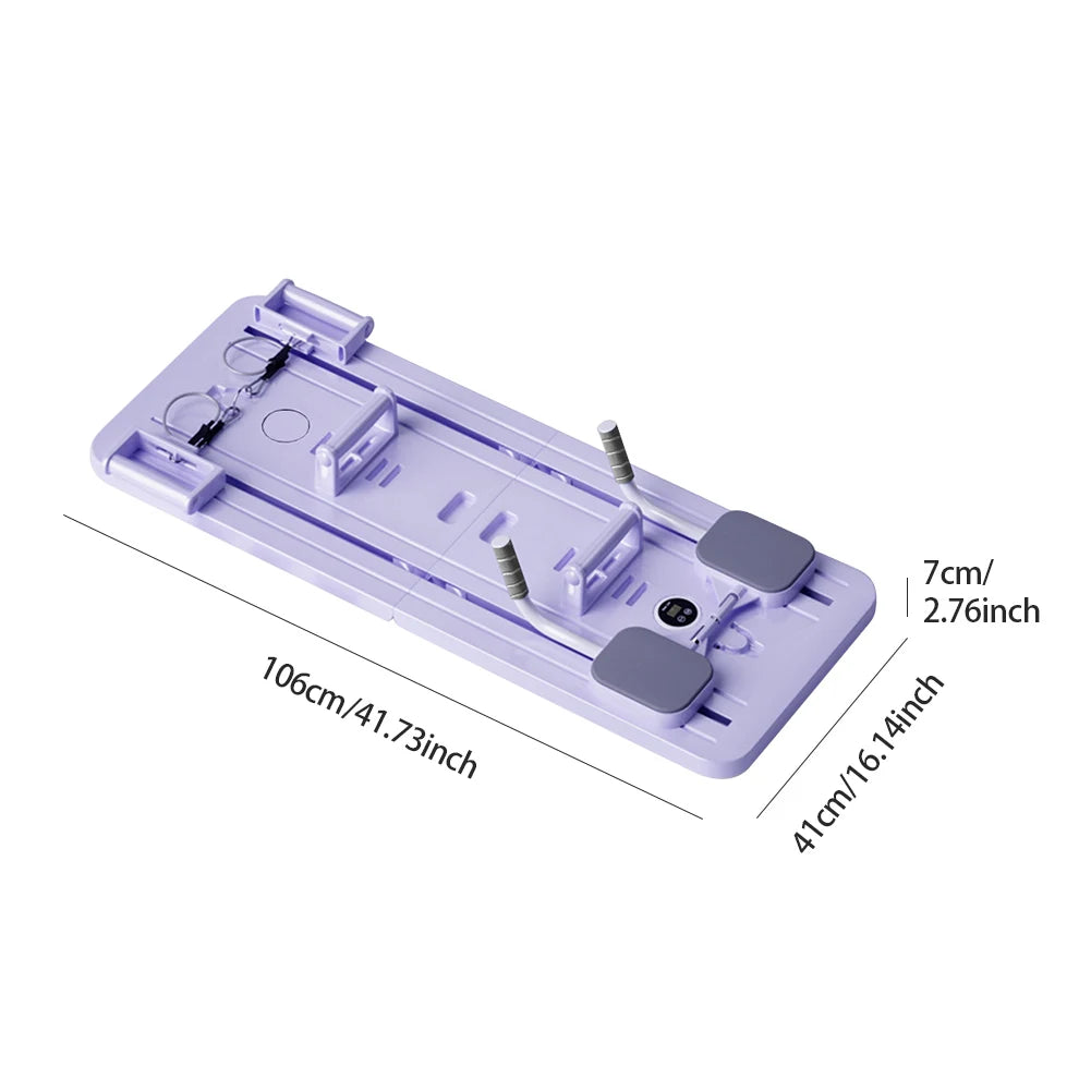 Dimensions of a purple Pilates Board sold by 100 Spartans