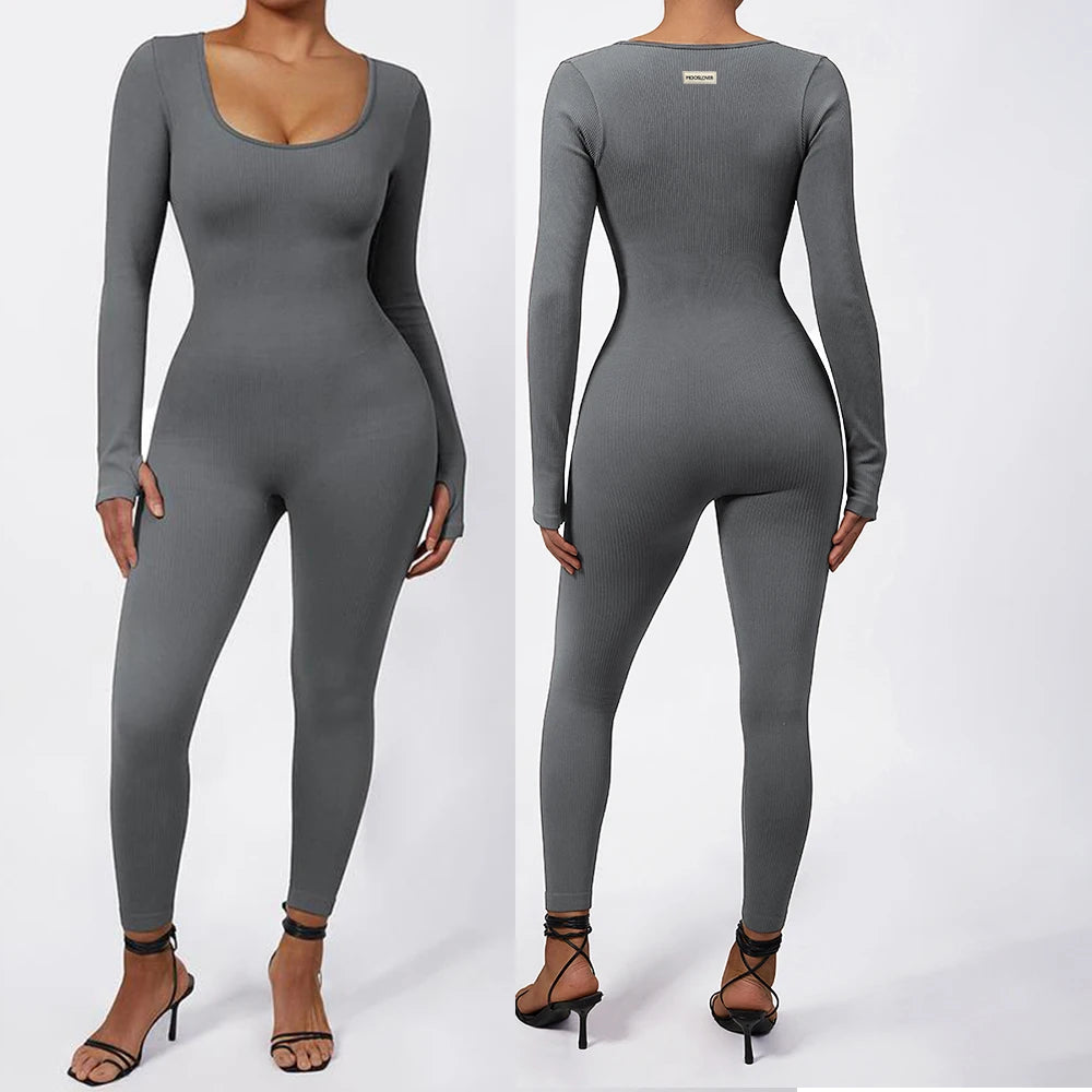 Casual Jumpsuits For women - Style A Light Grey, XL image