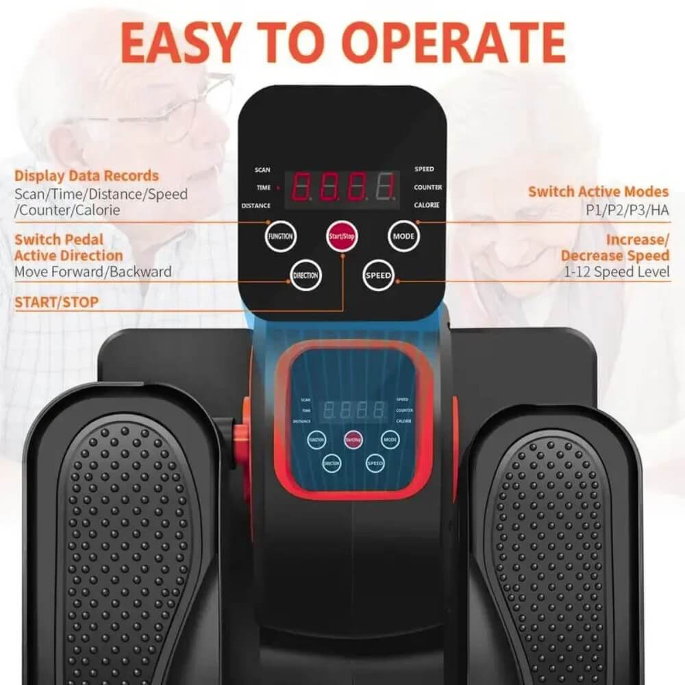 An under the desk elliptical machine sold by 100 Spartans