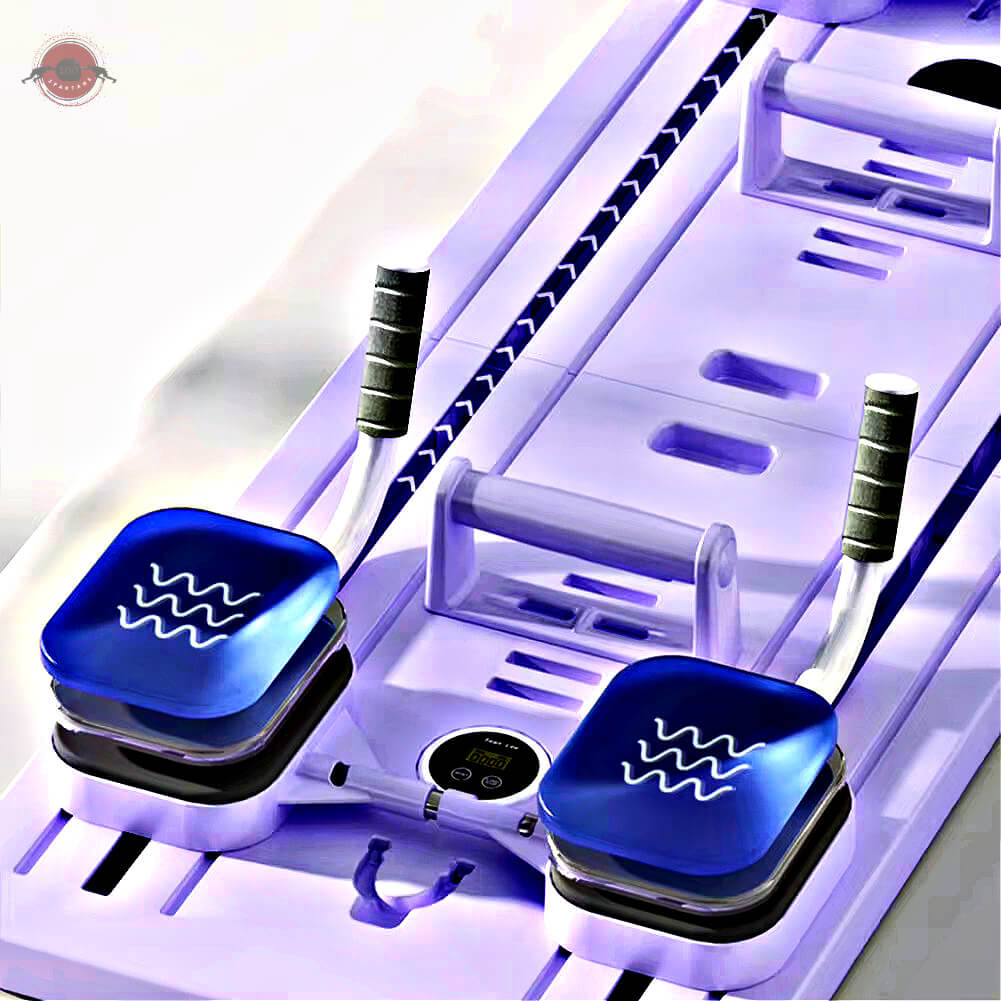 A purple Pilates Board sold by 100 Spartans