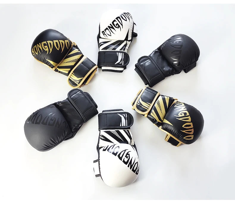 Different muay thai gloves sold by 100 Spartans