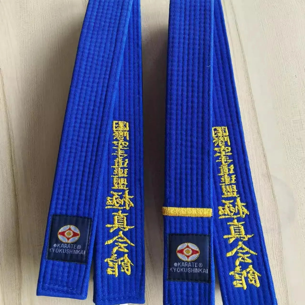 Blue belts in karate sold by 100 Spartans