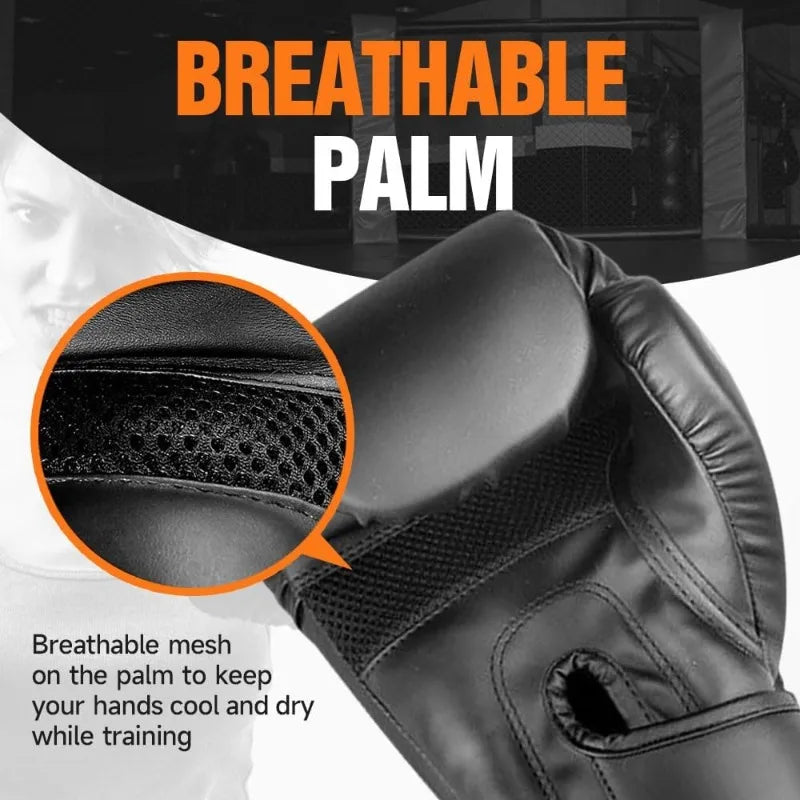 Black boxing gloves sold by 100 Spartans