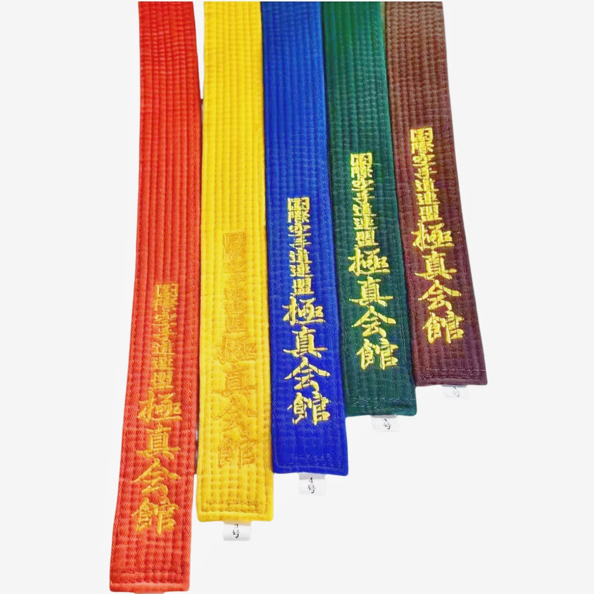 Multiple belts in karate sold by 100 Spartans