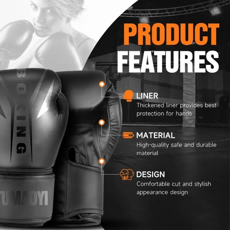 Product features black boxing gloves sold by 100 Spartans