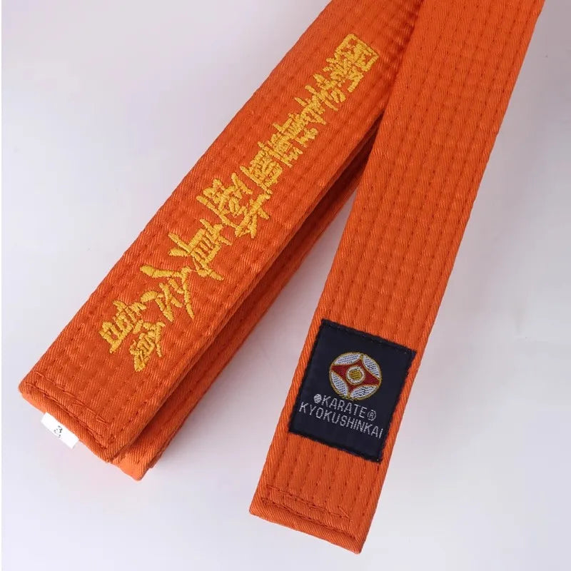 Orange belt in karate sold by 100 Spartans