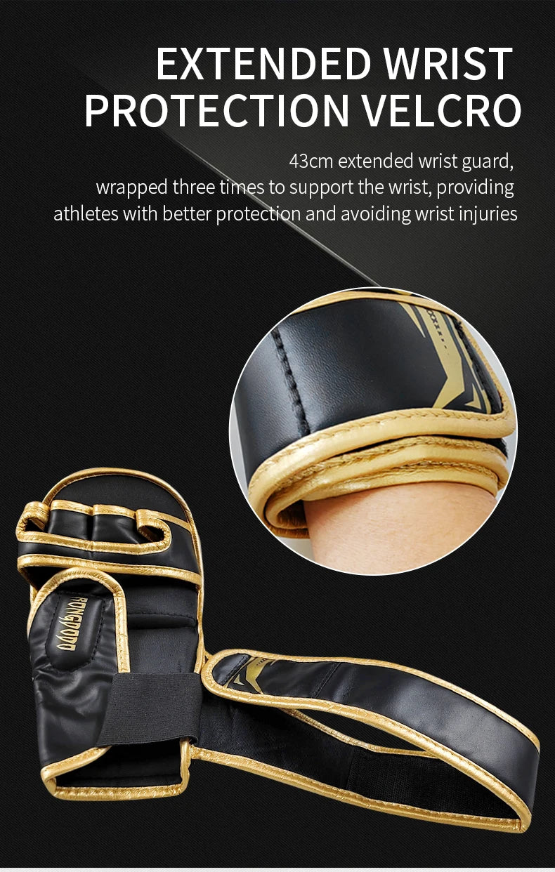 Black muay thai gloves sold by 100 Spartans