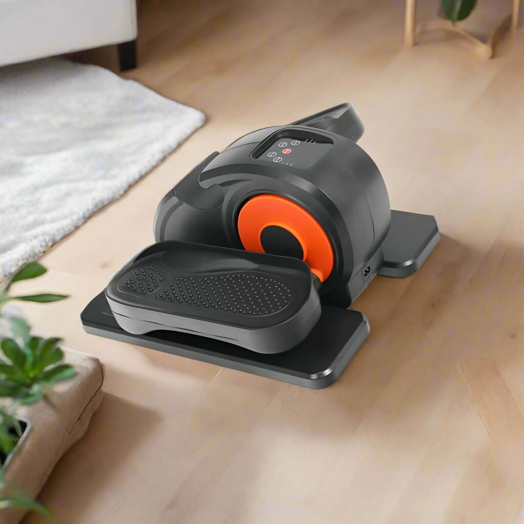 An under the desk elliptical machine sold by 100 Spartans