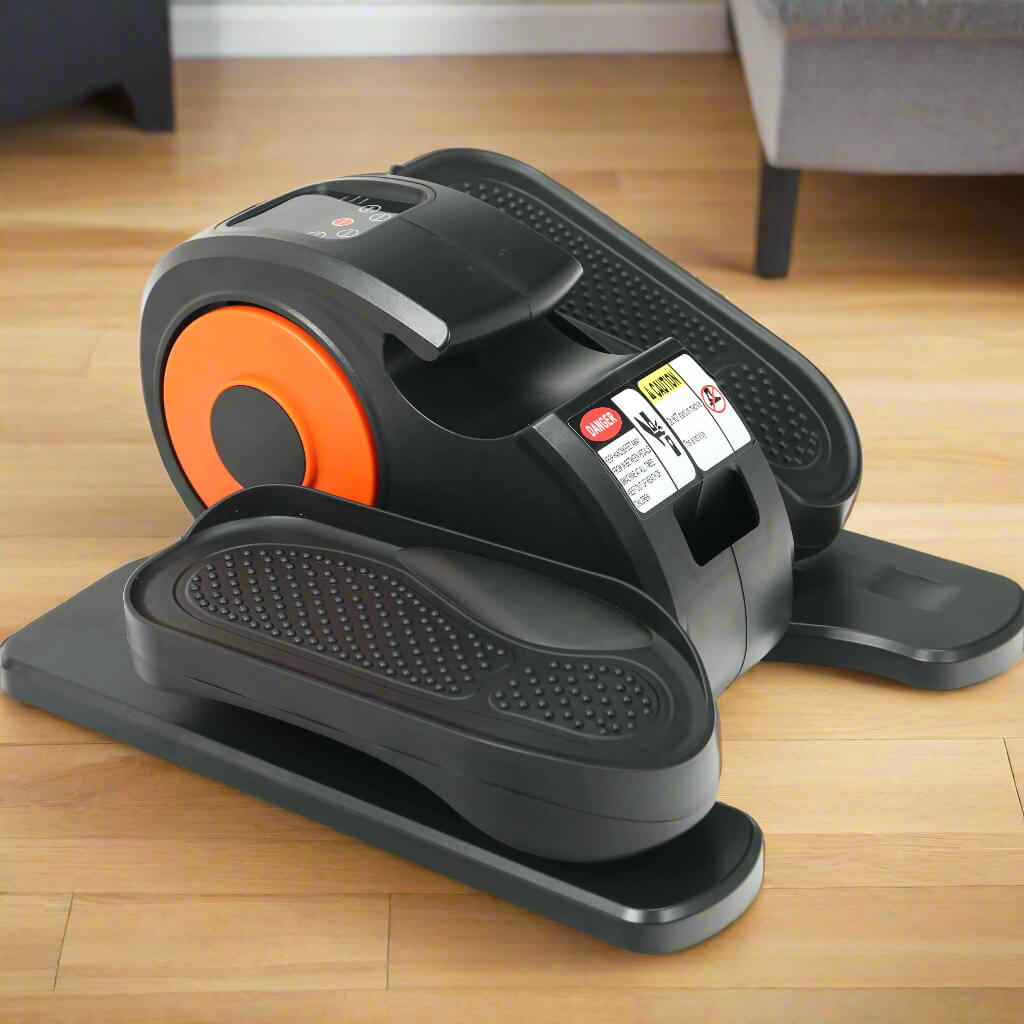 An under the desk elliptical machine sold by 100 Spartans