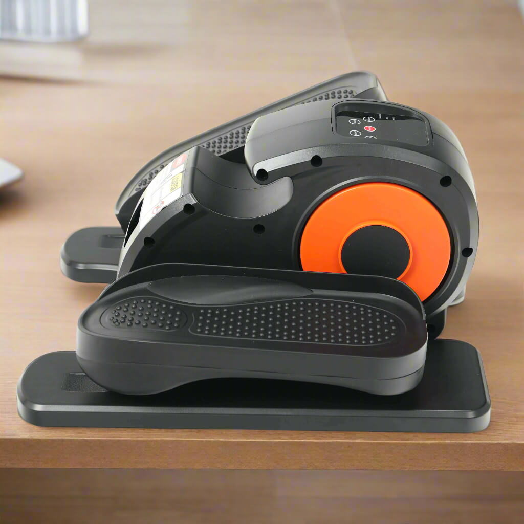 An under the desk elliptical machine sold by 100 Spartans