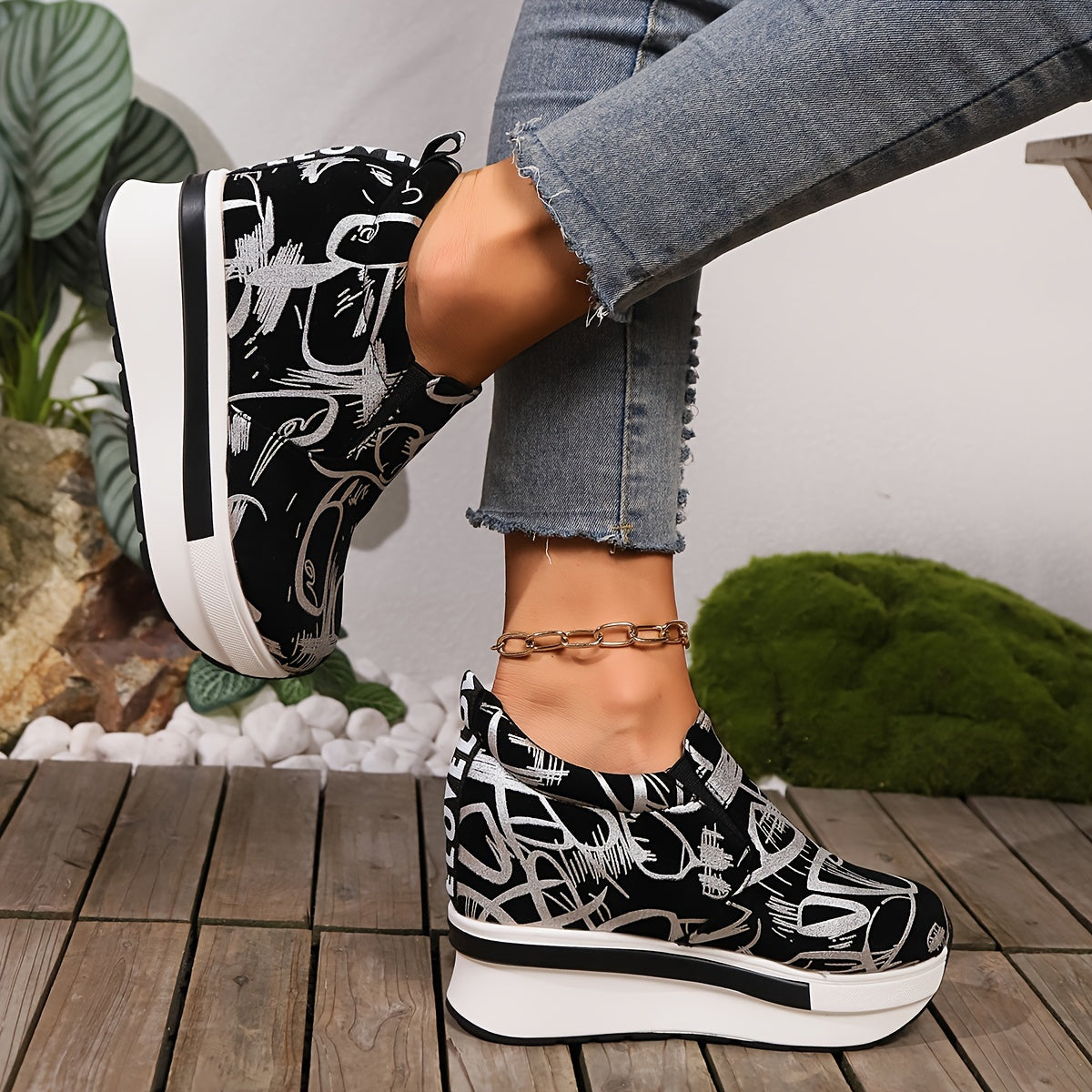 Ella Lovelo high top wedge sneakers sold by 100 Spartans