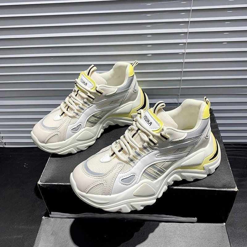 Youka Neutral Running Shoes For Women - Yellow, 40 image