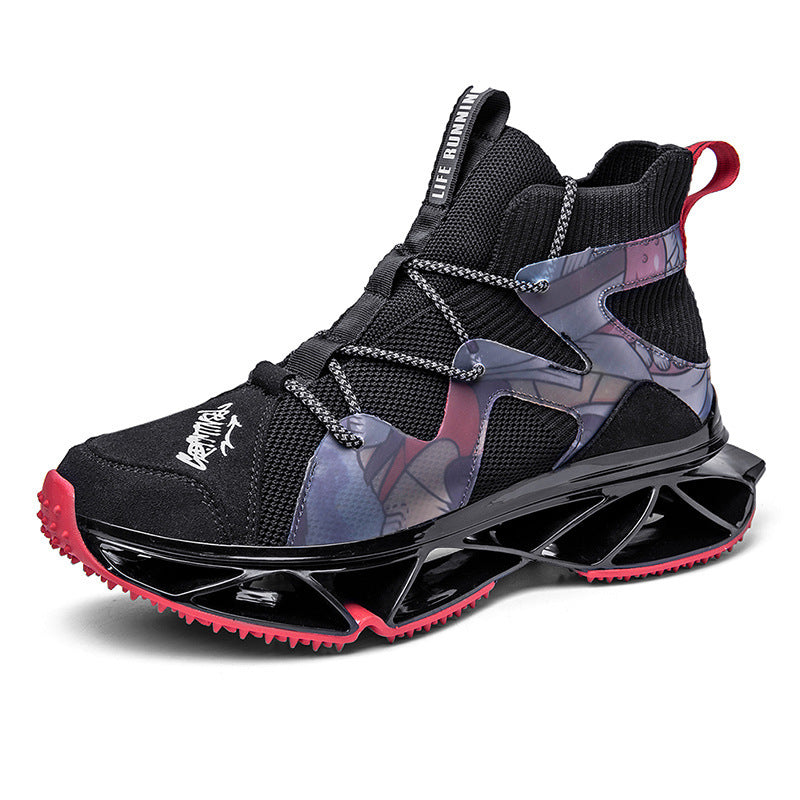 Spartan Force Unisex Running Shoes - Black, 37 image