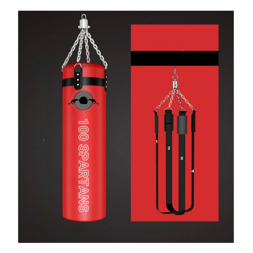 Outdoor Punching Bag - Red, 80cm