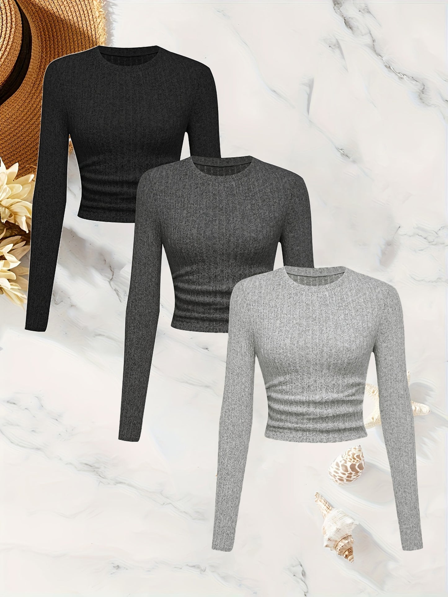3 Pcs Crop Tops Women's Clothing sold by 100 Spartans