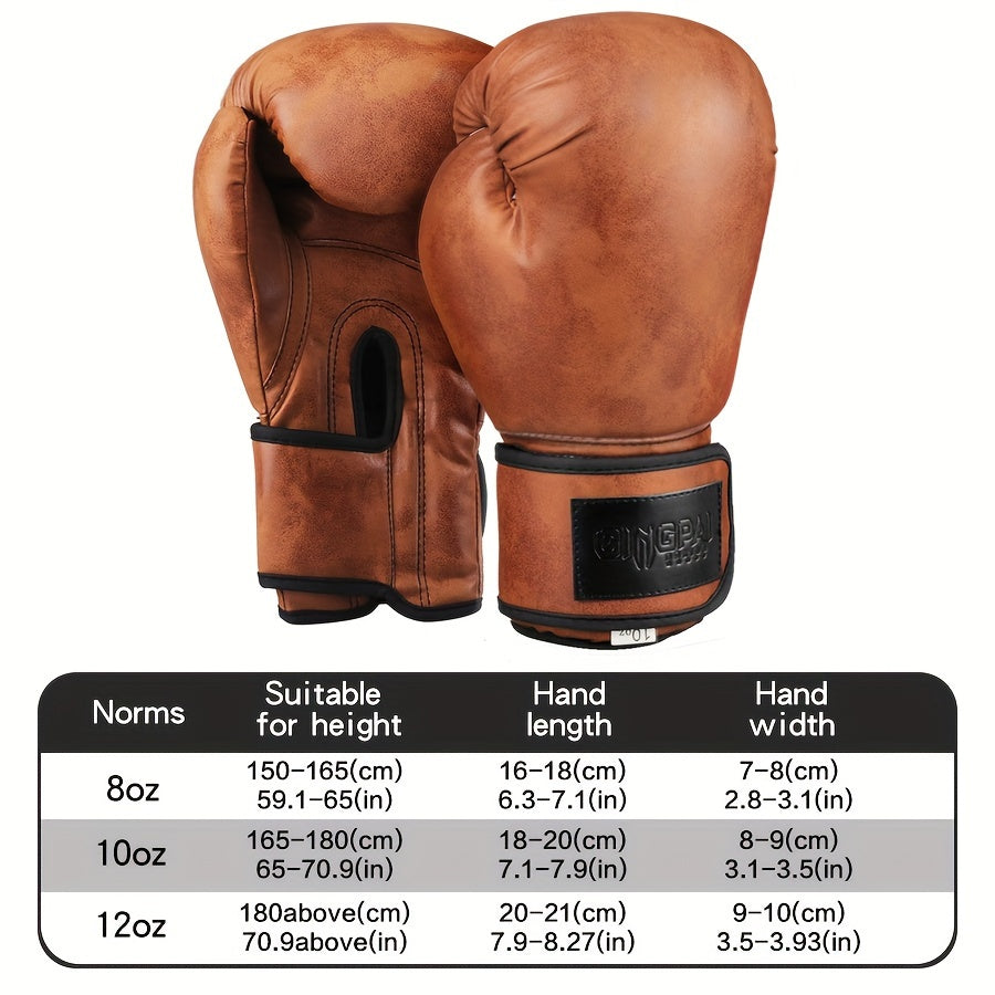 Dimension of a vintage Series Unified Boxing Gloves sold by 100 Spartans