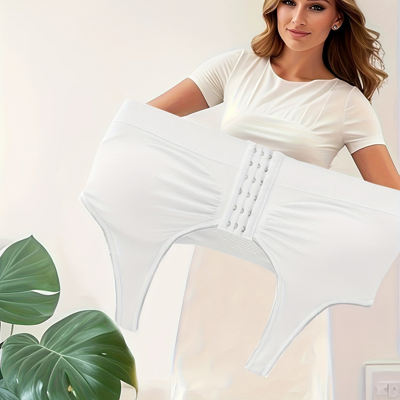 White plus size sports bra for running sold by 100 Spartans