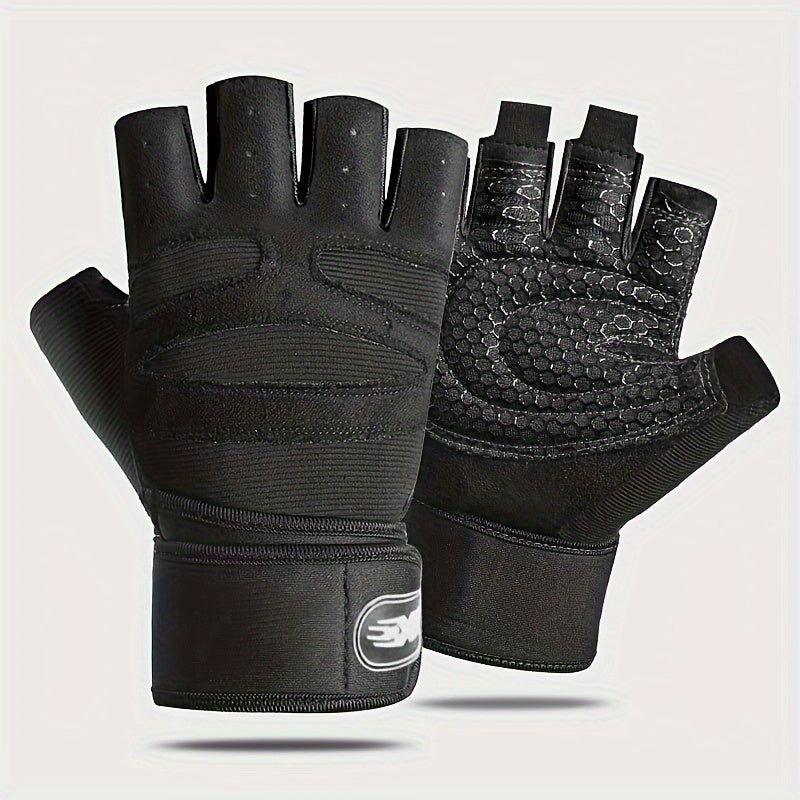 Black padded workout gloves sold by 100 Spartans