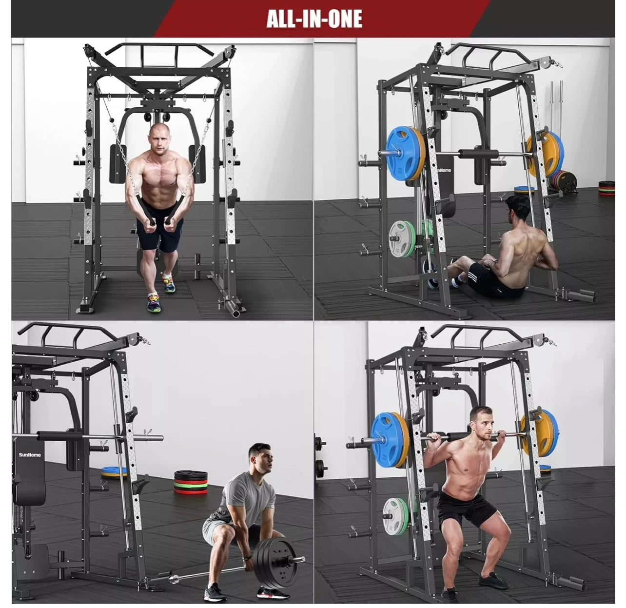 SunHome Pro Deluxe Smith Machine image 4