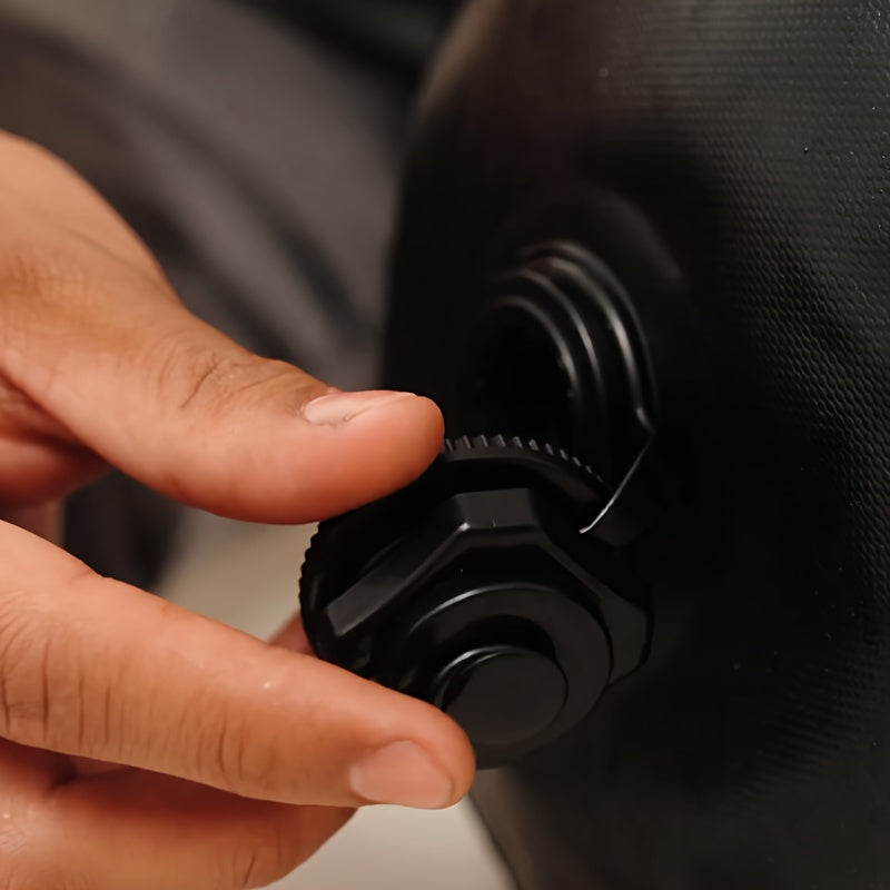 The water outlet of a black water weight bag​