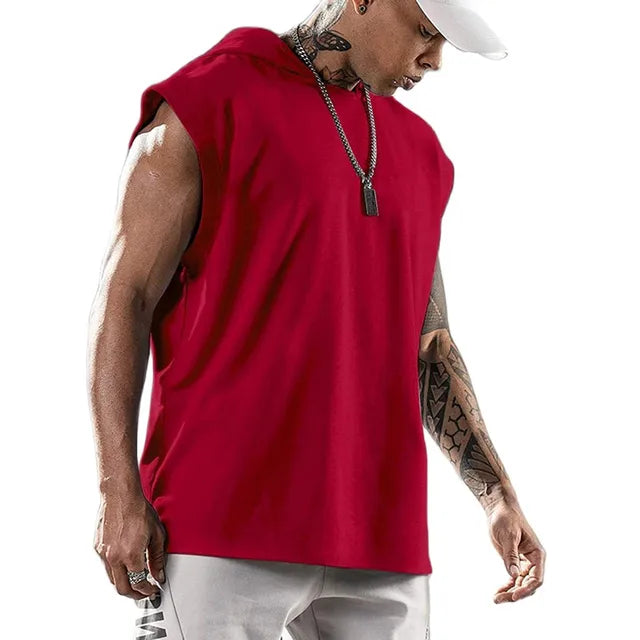 100 Spartans Mens Pullover - Red, L image