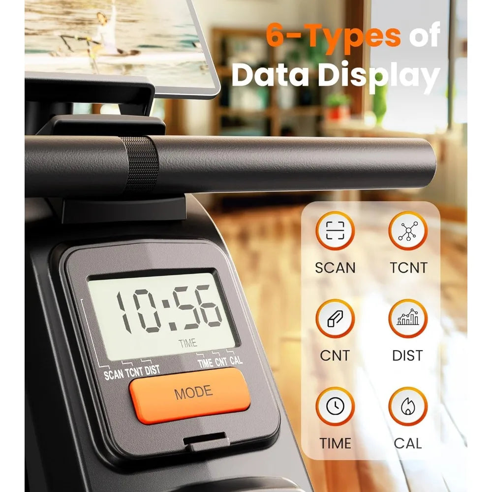 The display of magnetic rowing machine​ sold by 100 Spartans