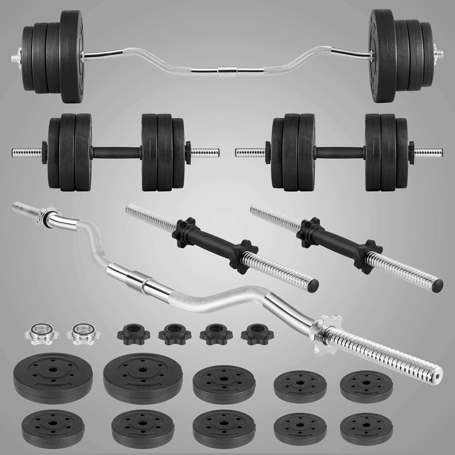 25/45/66 Lb 2-in-1 Elite Best Adjustable Dumbbells