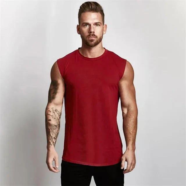 100 Spartans® Sleeveless Tank Top - Red, M image