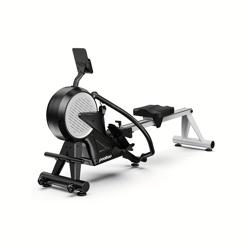 Magnetic rowing machine with a white background