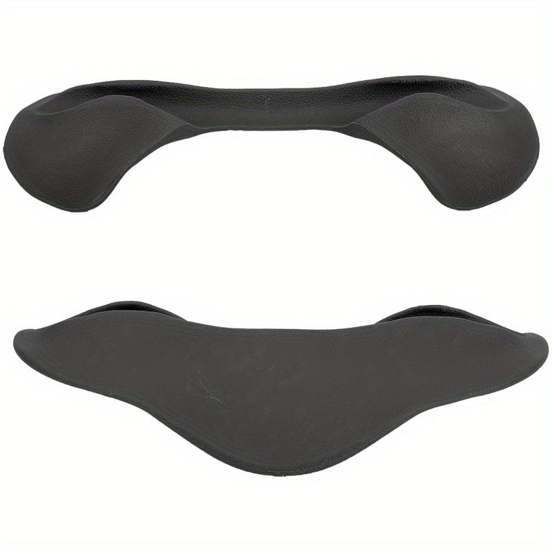 Two barbell neck pads on a white background